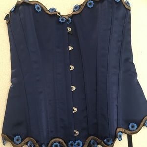 Brand New Corset (Blue) Size M